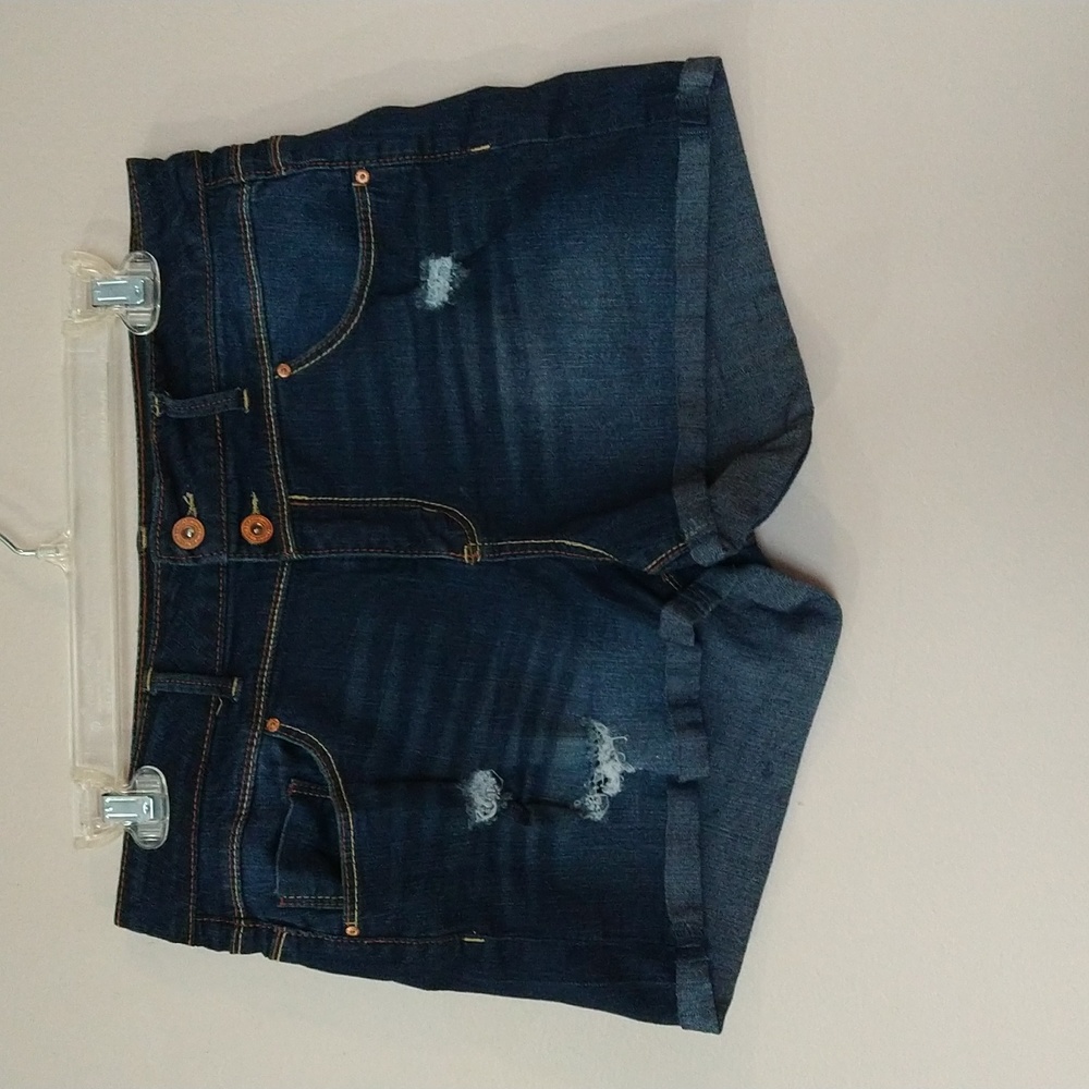 Juniors L.e.i Tatum high rise rolled shorts size 11